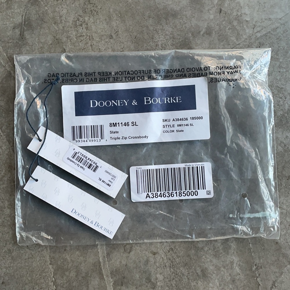 Dooney & Bourke Florentine Triple Zip Crossbody - Picture 5 of 5